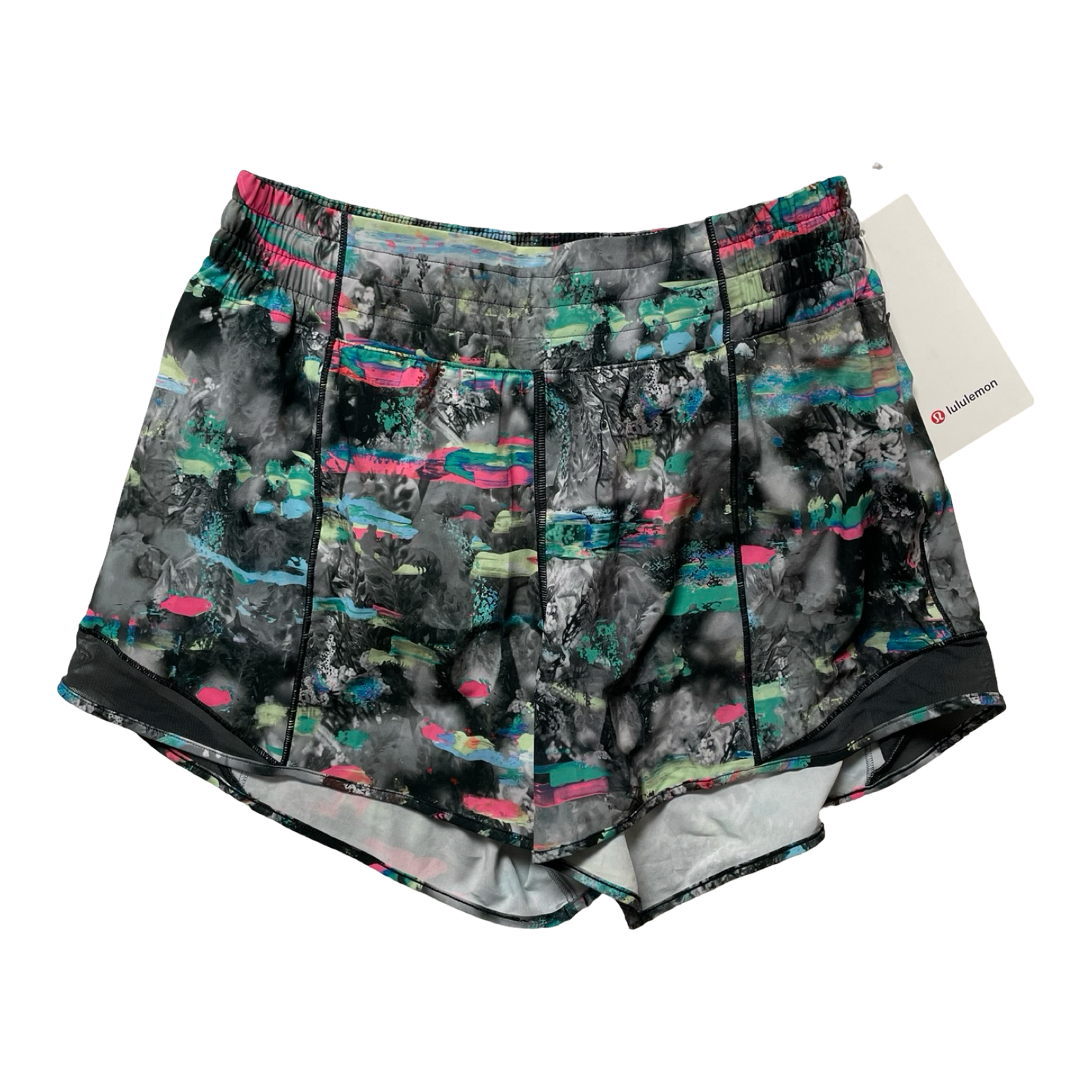 Athletic Shorts By Lululemon In Multi, Size:8