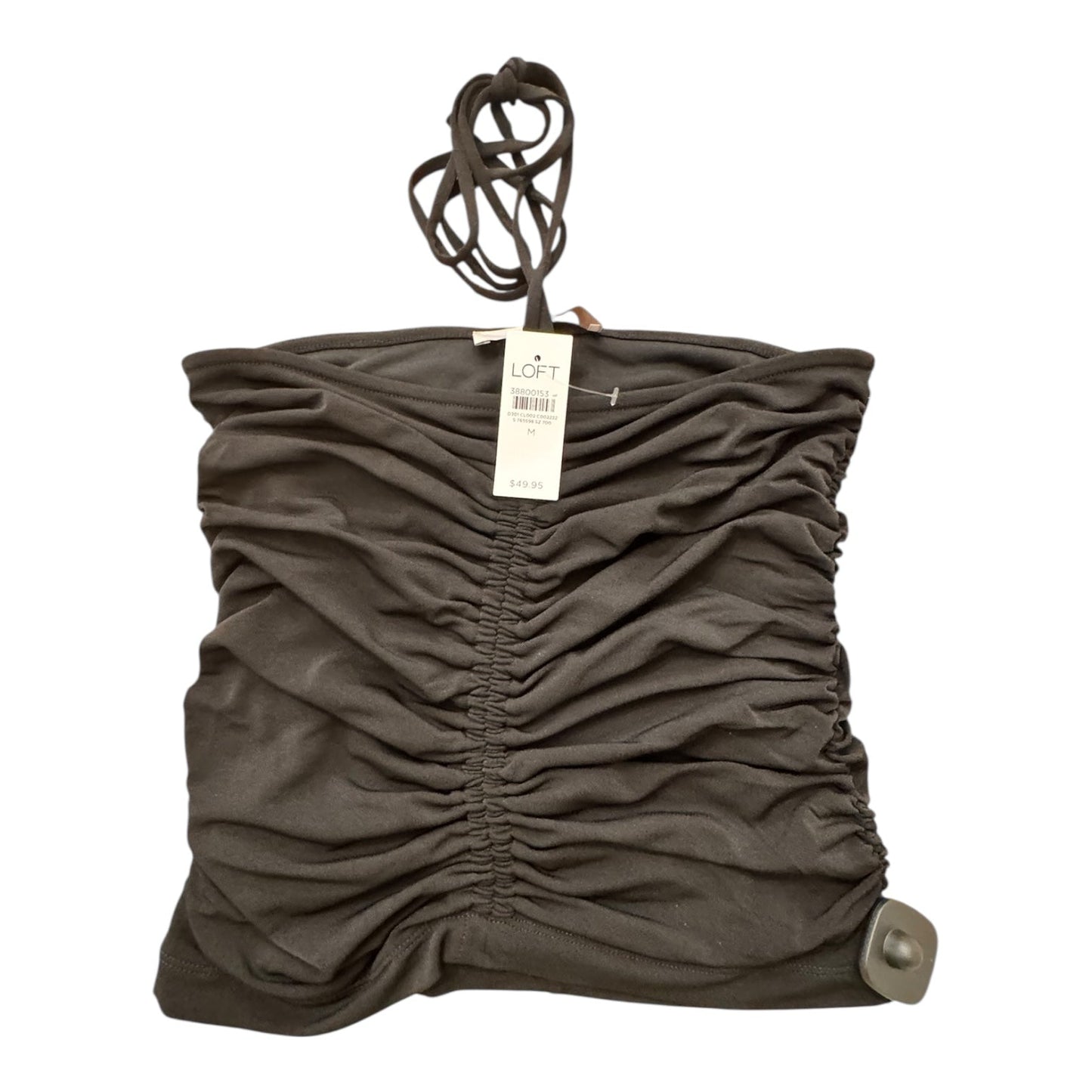 Top Sleeveless By Loft In Black, Size:M