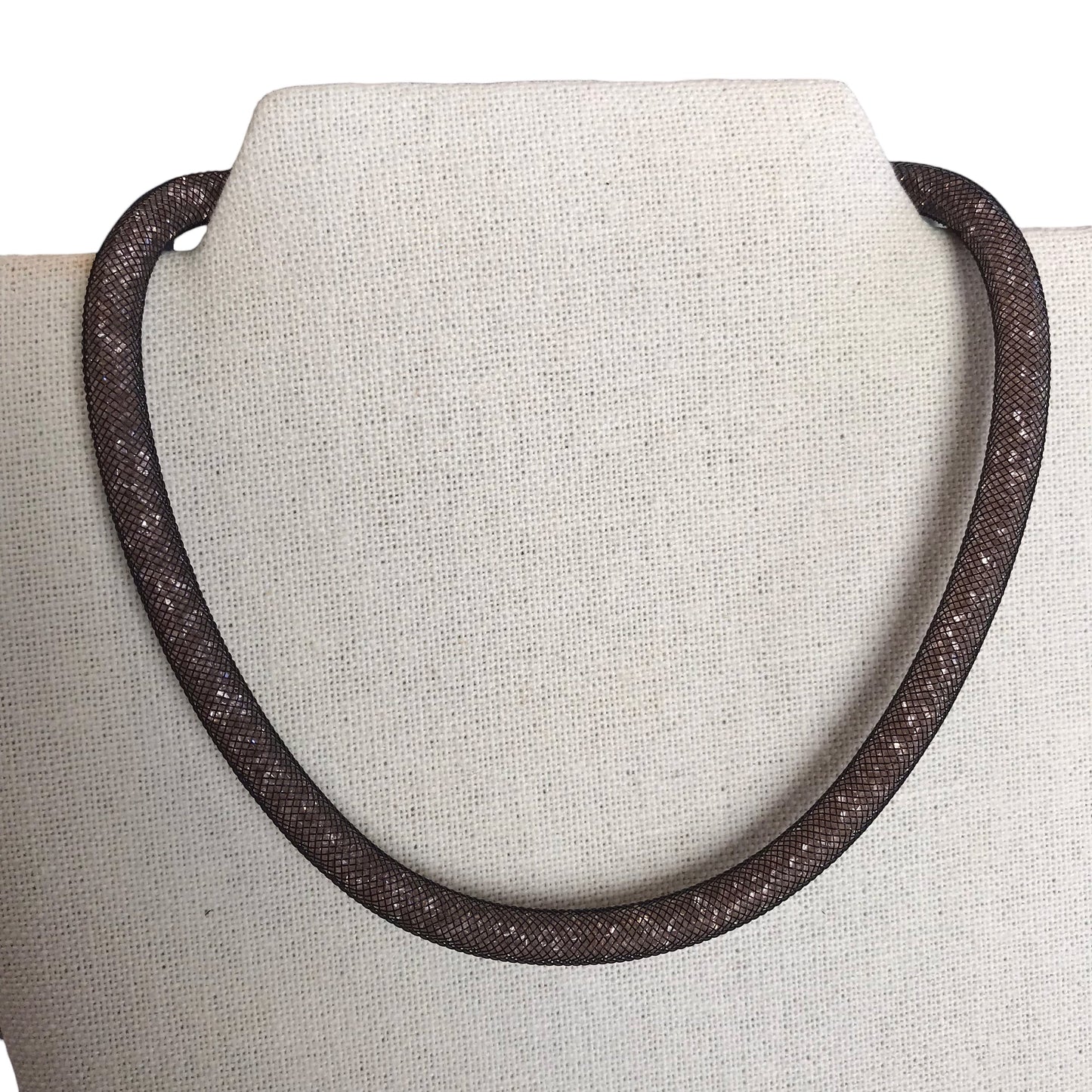 Necklace Designer By Swarovski In Brown