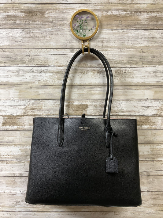 Tote Designer By Kate Spade In Black, Size:Large