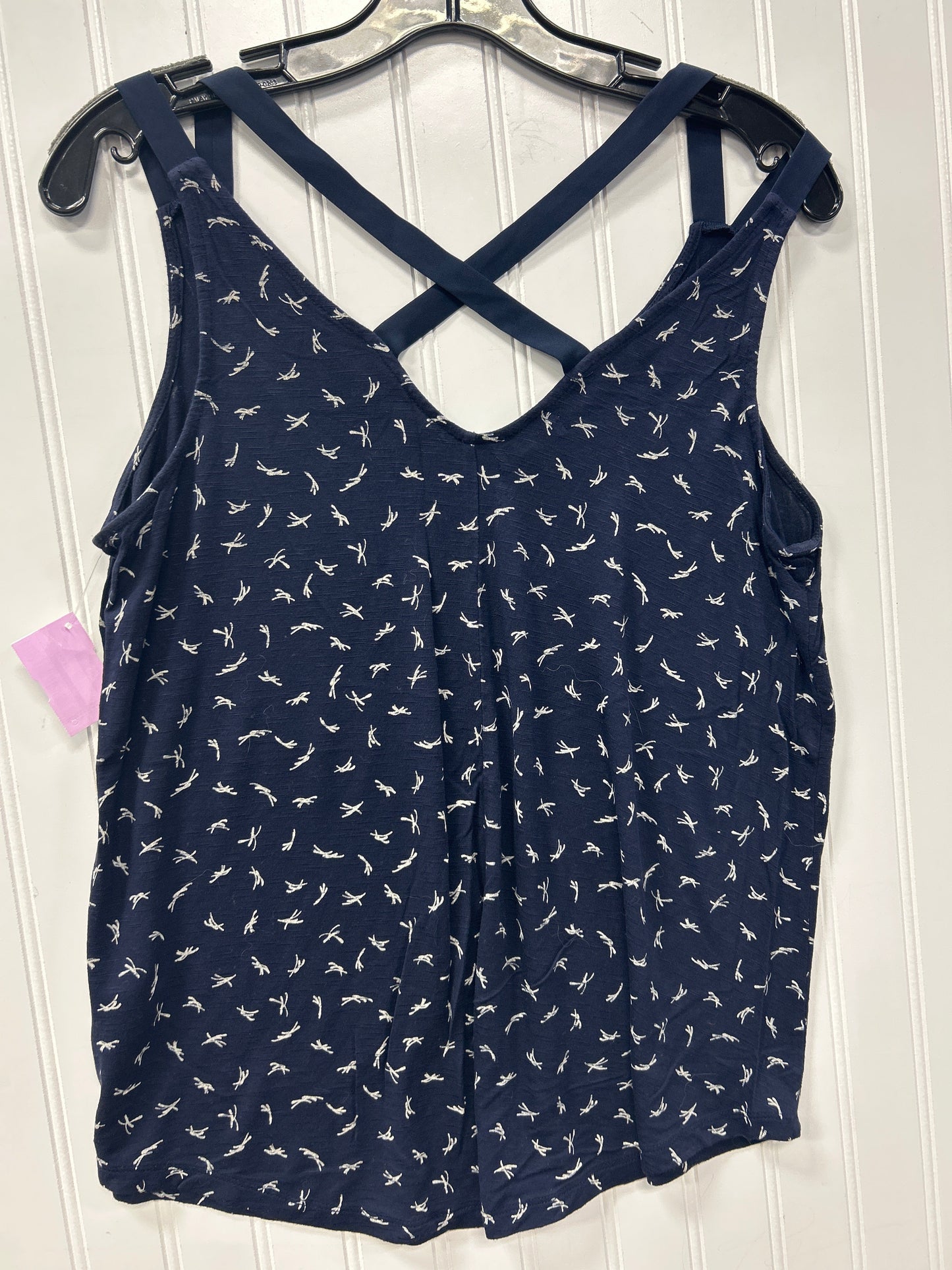 Top Sleeveless By Maurices In Navy, Size:L