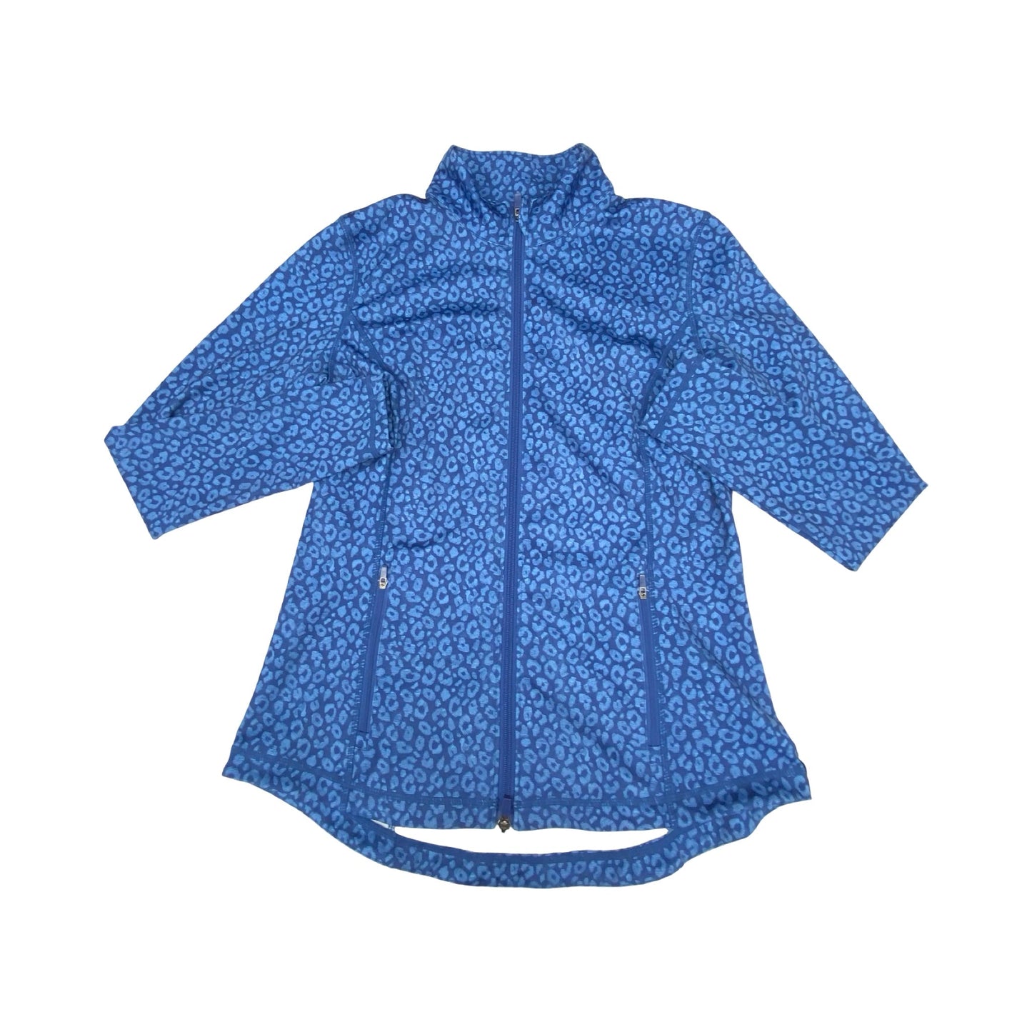 Athletic Top Ls Collar By J Mclaughlin In Blue, Size:M