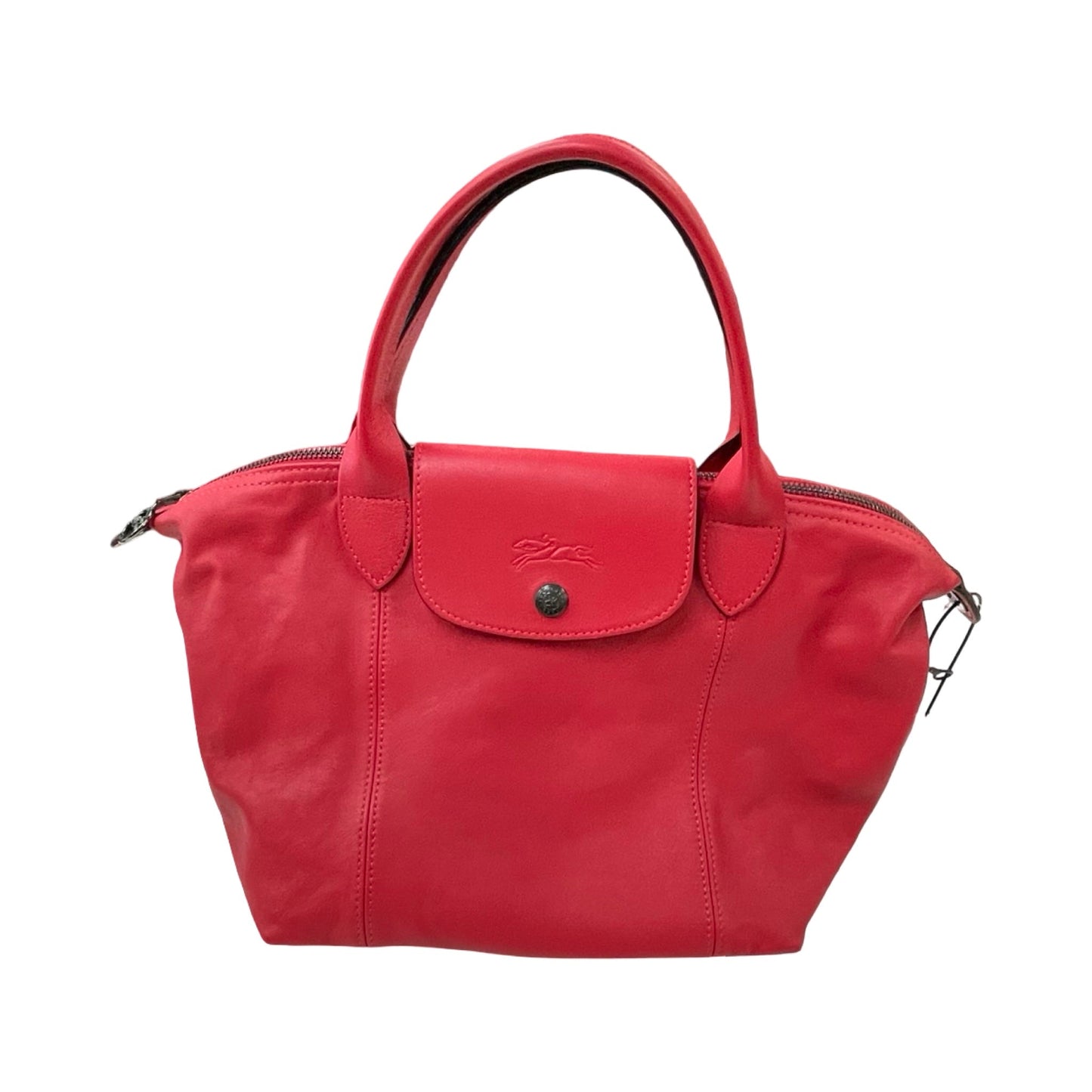 Handbag Designer By Longchamp In Red, Size:Medium