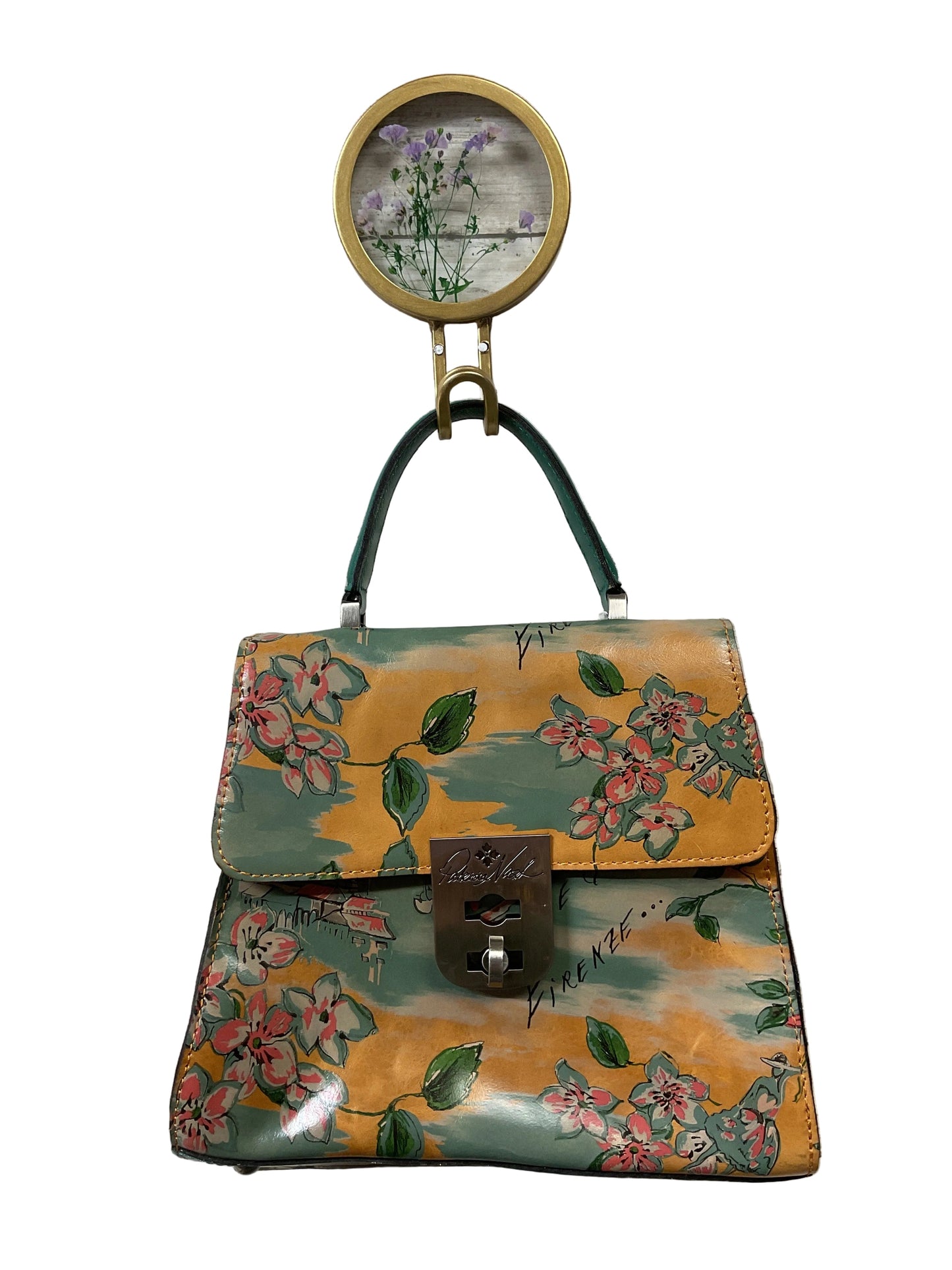 Handbag Designer By Patricia Nash In Floral Print, Size:Medium