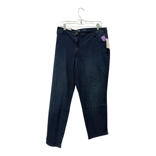 Jeans Skinny By Style And Company In Blue, Size:22