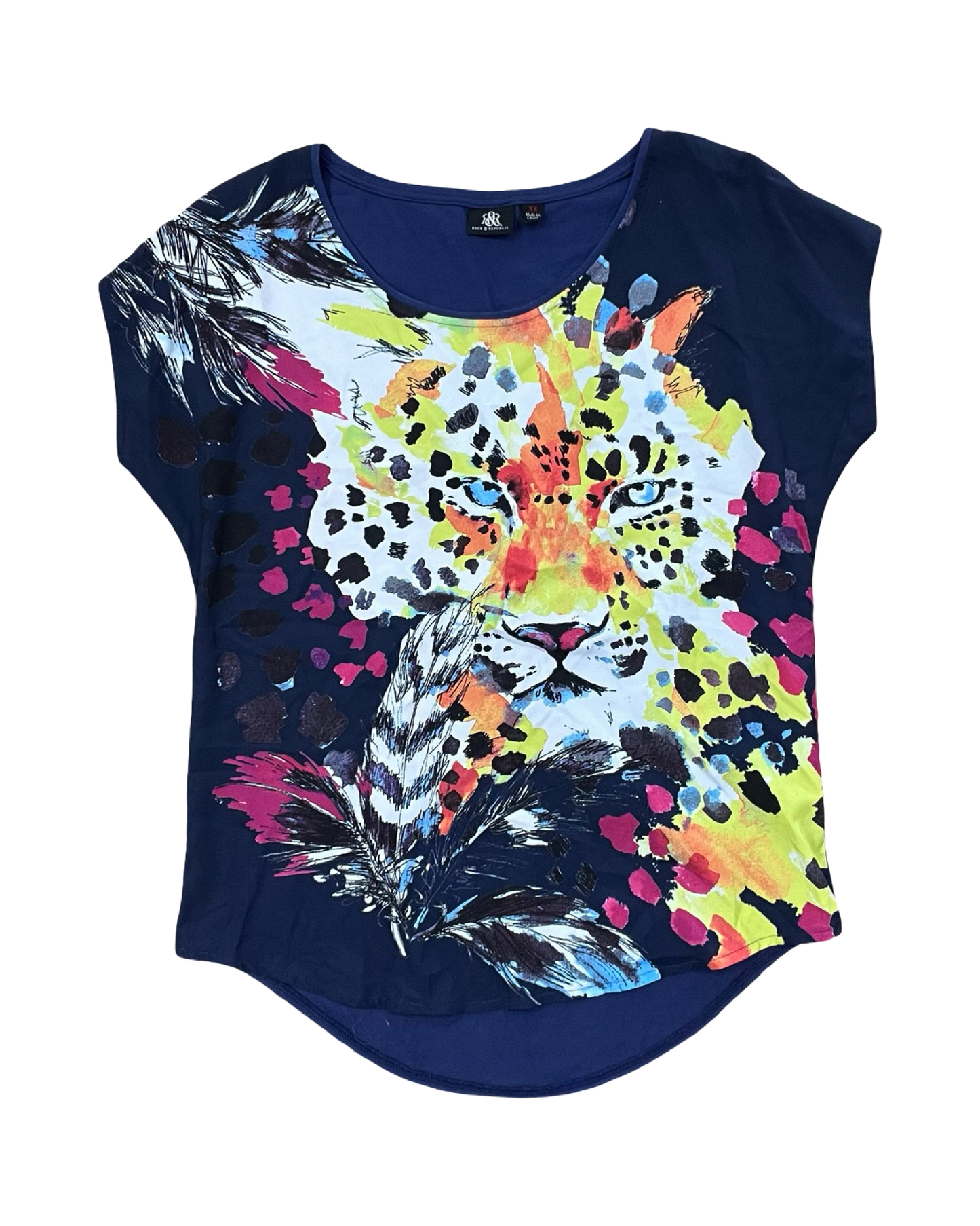 Top Ss By Rock And Republic In Blue, Size:Xs