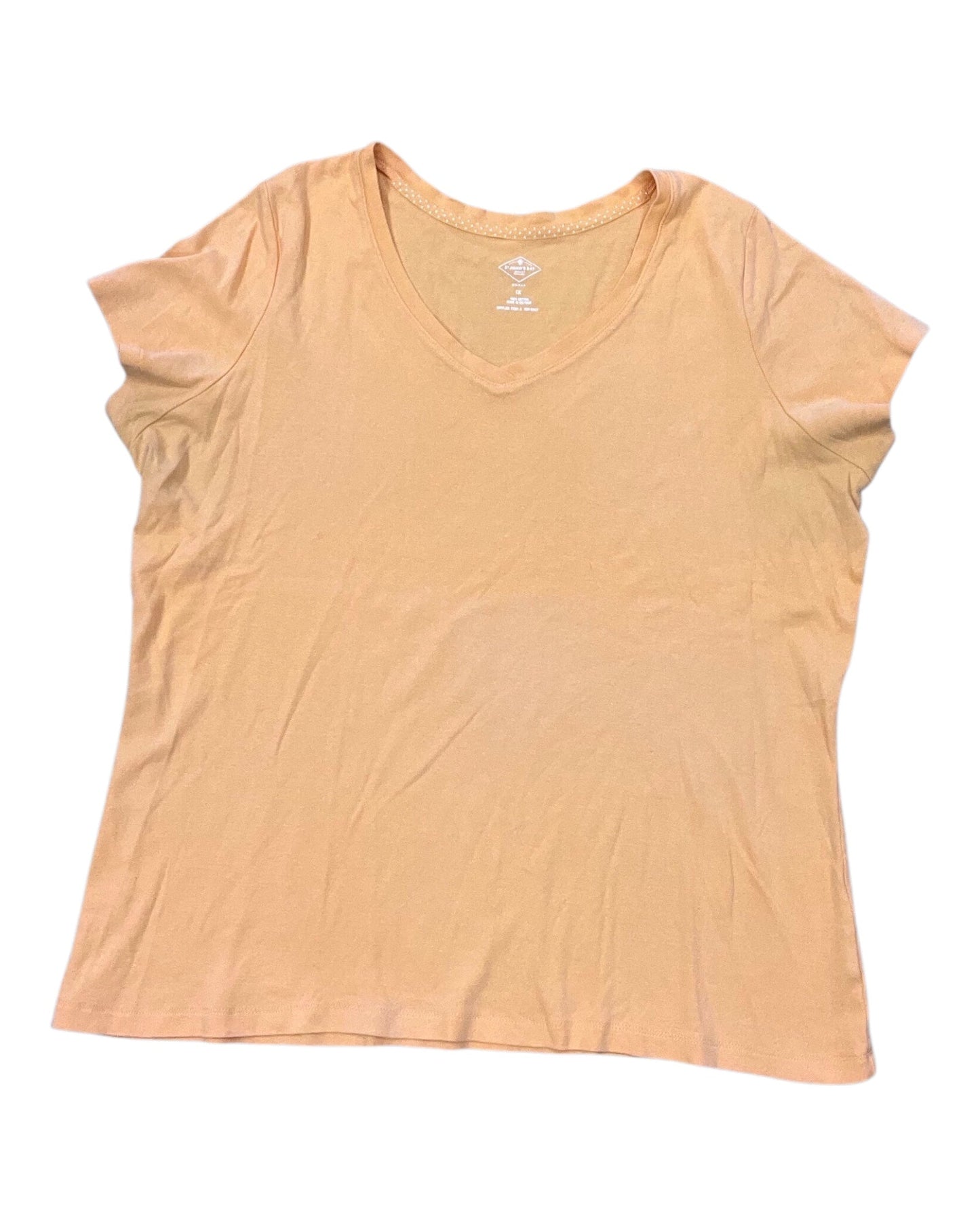 Top Ss Basic By St Johns Bay In Orange, Size:1X