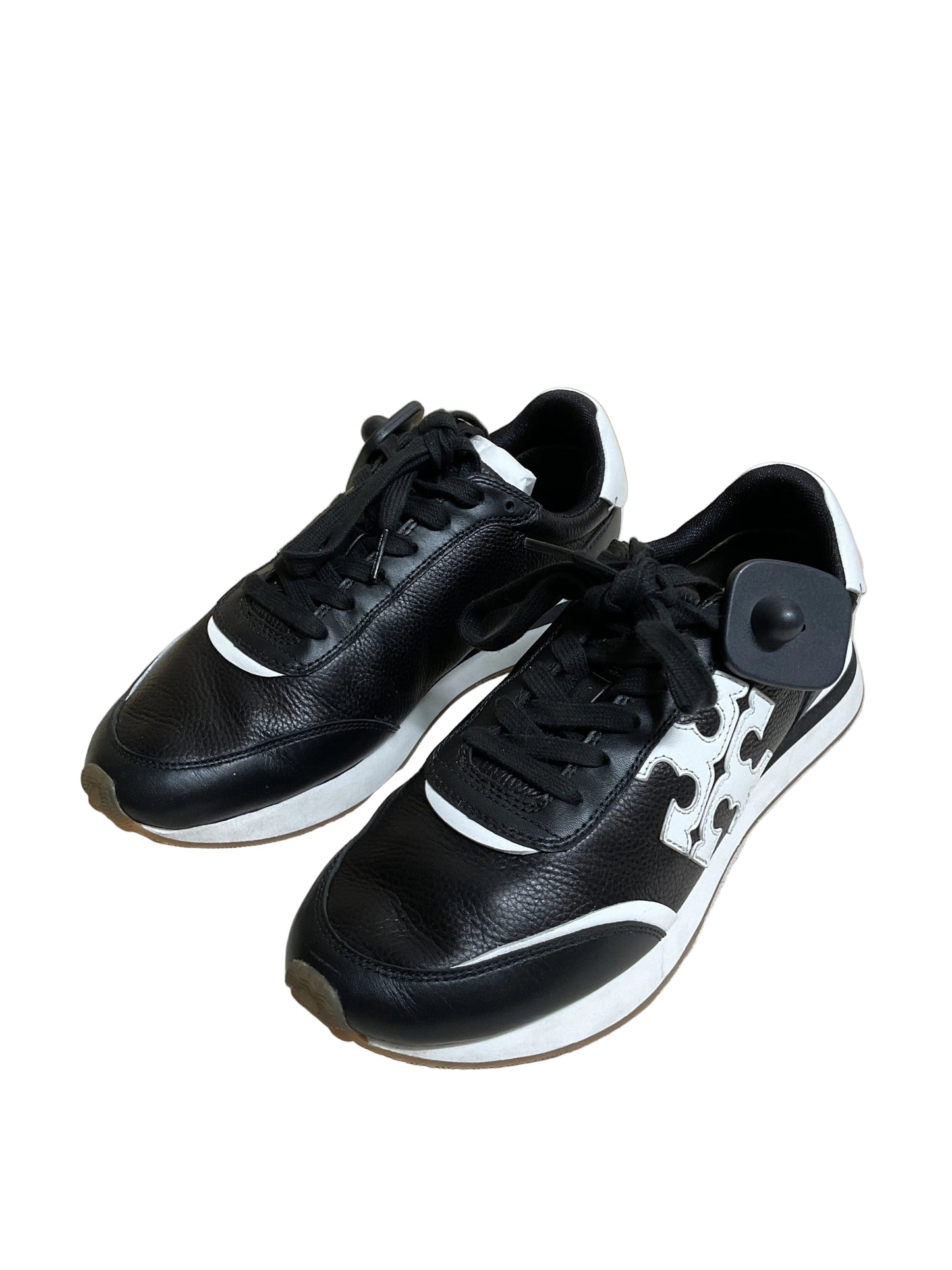 Shoes Designer By Tory Burch In Black & White, Size:9