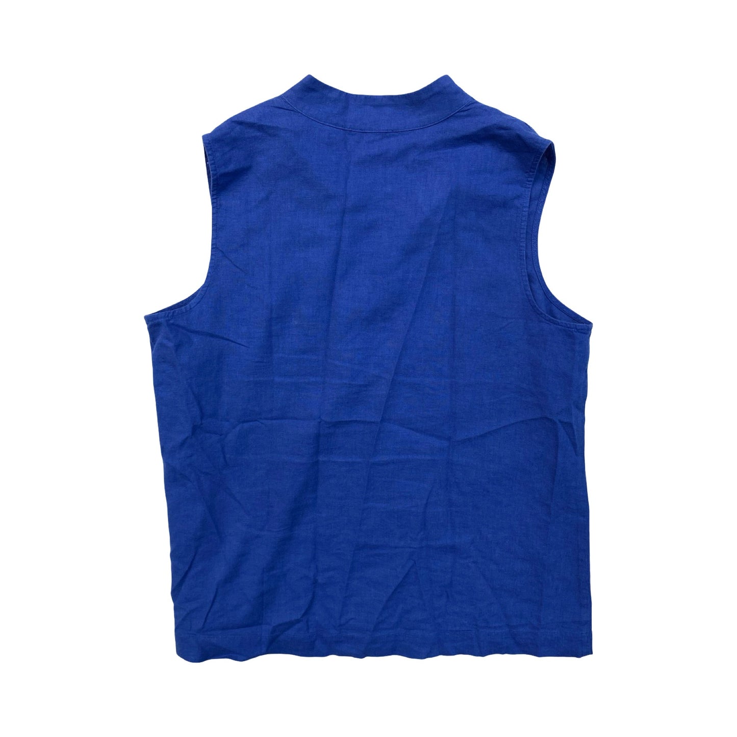 Top Sleeveless By Talbots In Blue, Size:M