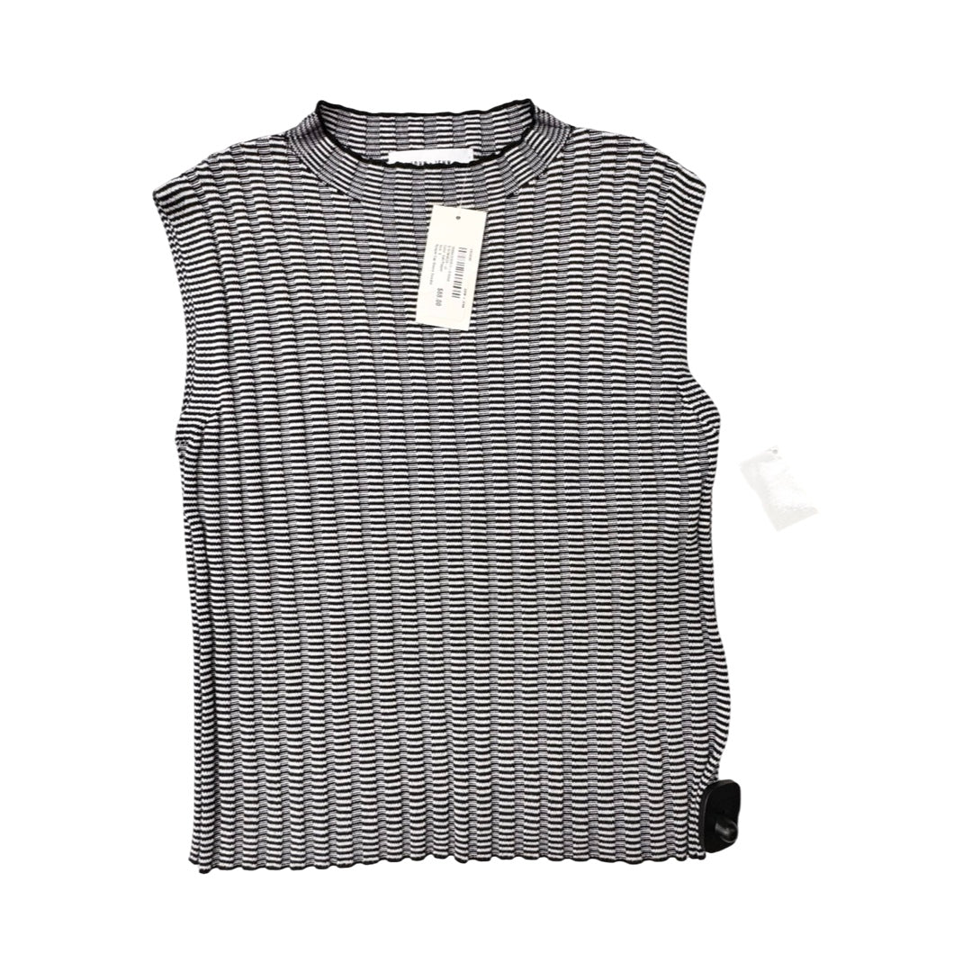 Top Sleeveless By John + Jenn In Black & White, Size:Sp