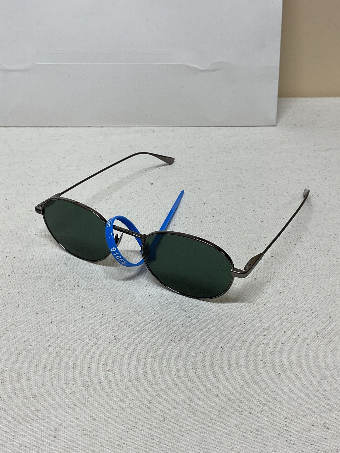 Sunglasses Luxury Designer By Yves Saint Laurent In Silver -as is