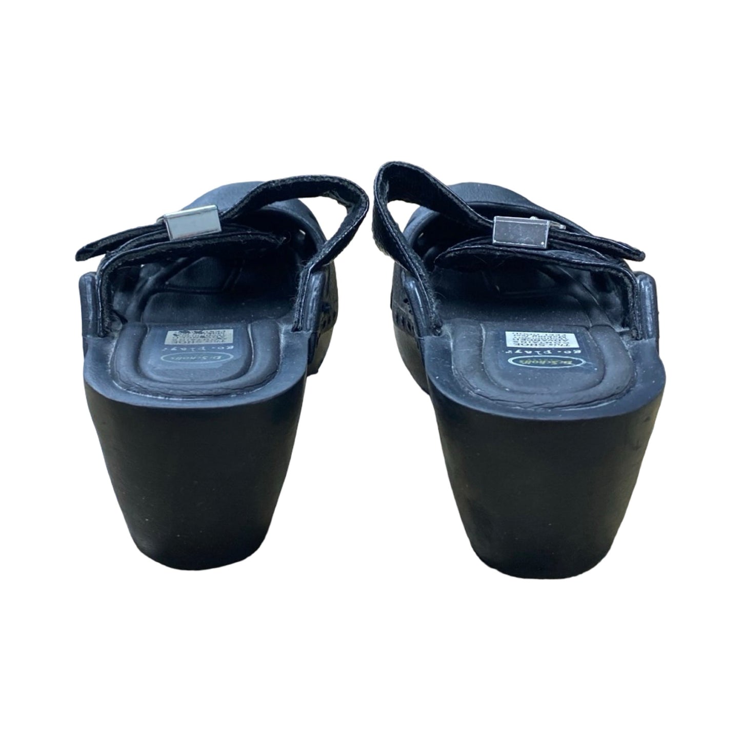 Sandals Heels Block By Dr Scholls In Black, Size:6