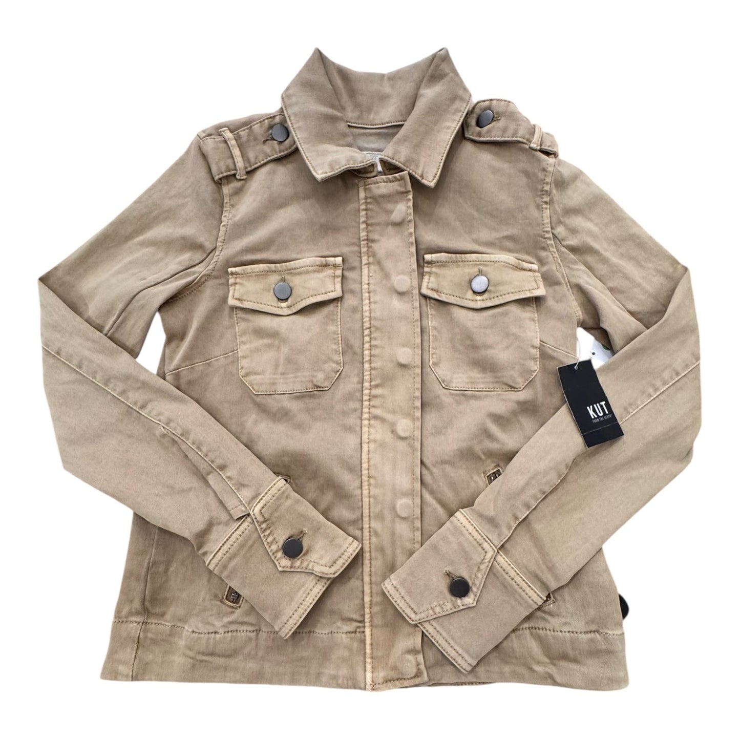 Jacket Demin By Kut In Brown, Size:Xs