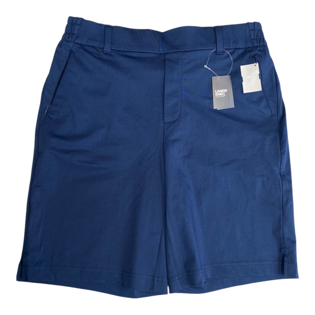 Shorts By Lands End In Navy, Size:M