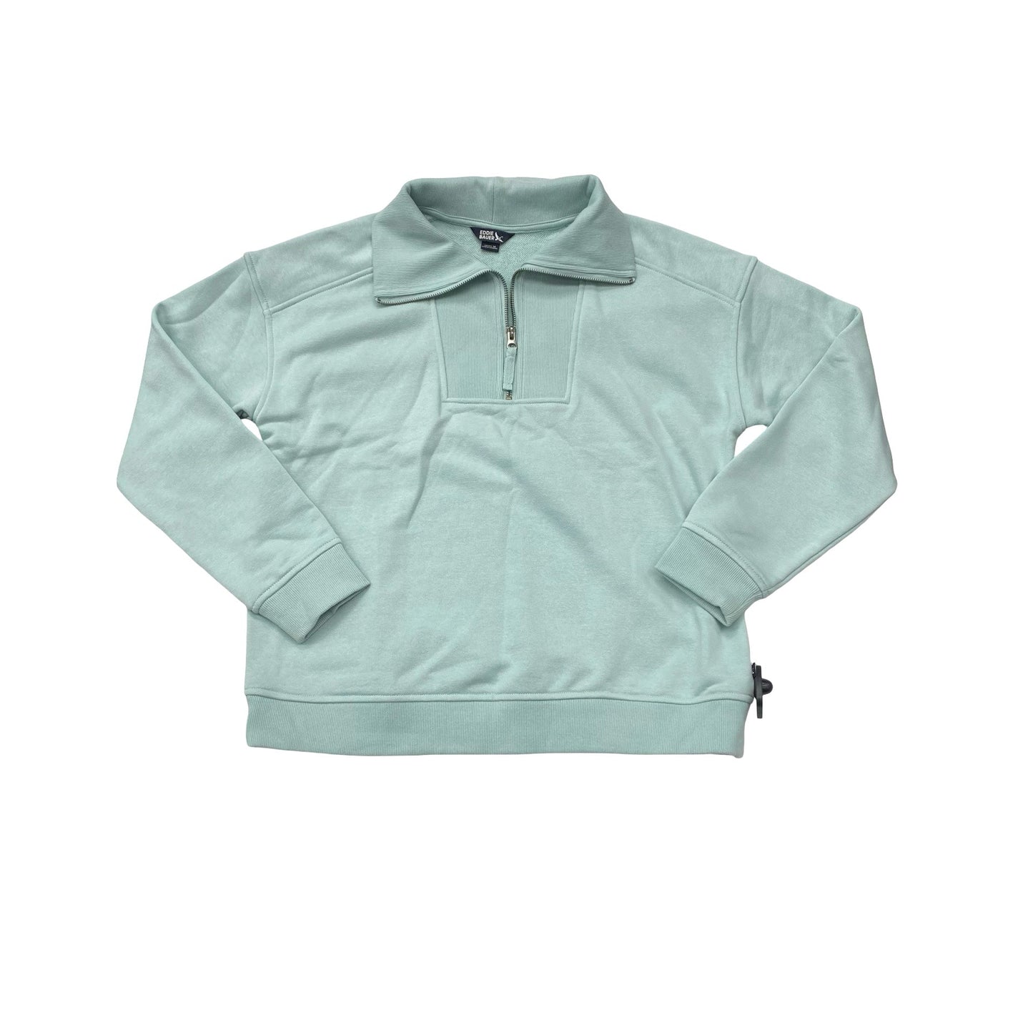 Athletic Sweatshirt Collar By Eddie Bauer In Blue, Size:M