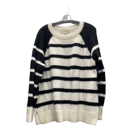 Sweater By Loft In Black & White, Size:Xl