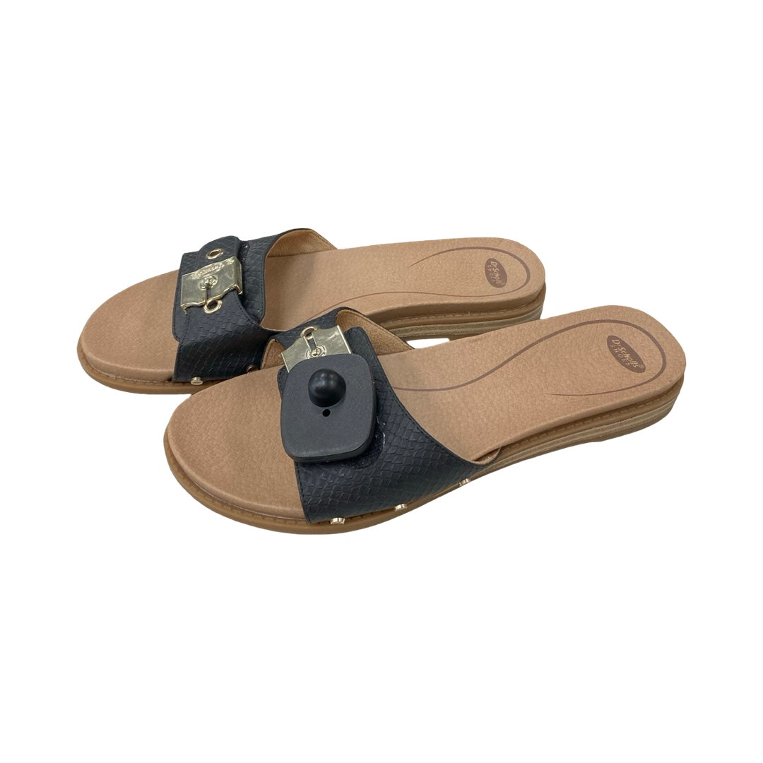 Sandals Flats By Dr Scholls In Black, Size:7.5