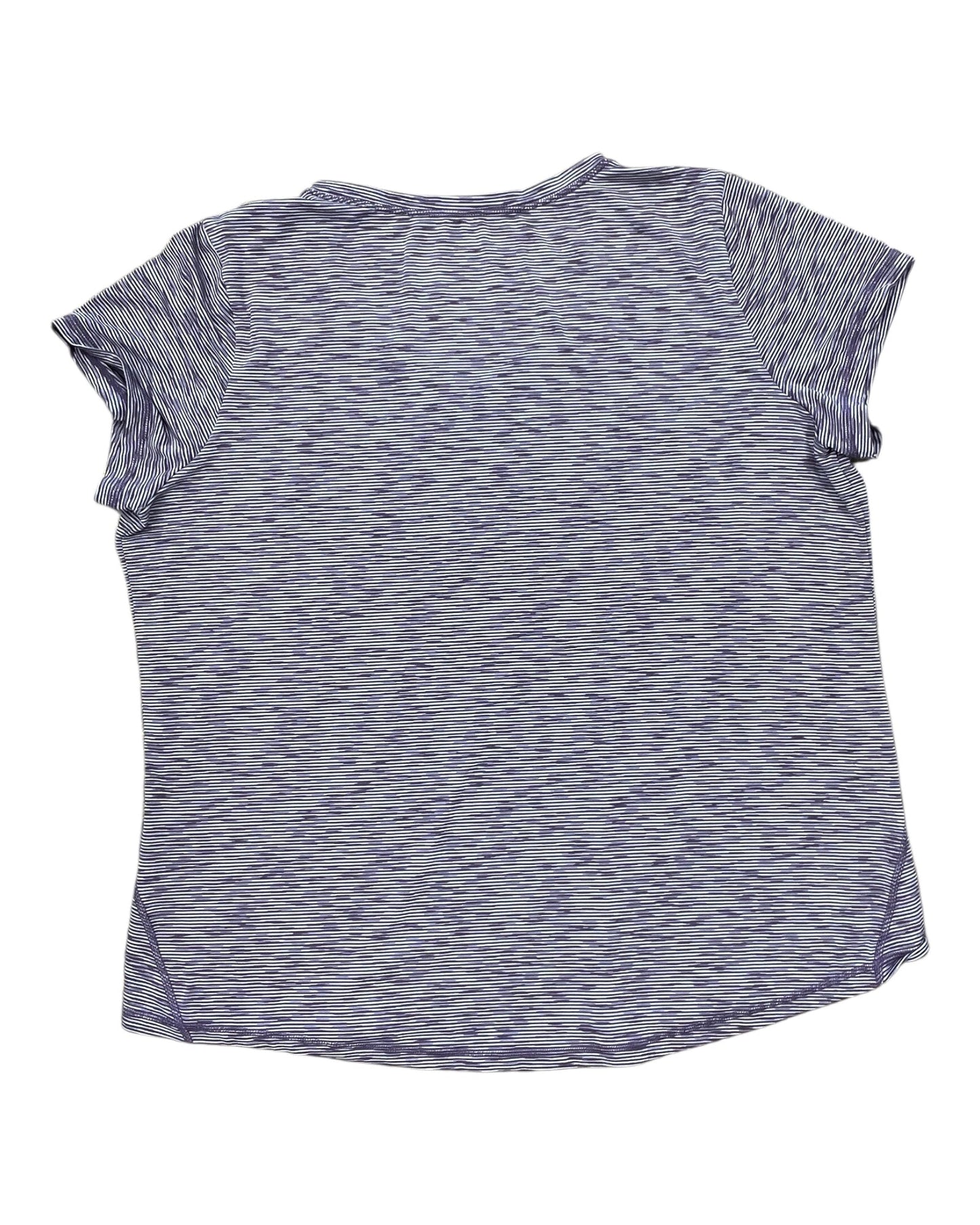 Athletic Top Ss By Xersion In Purple, Size:1X
