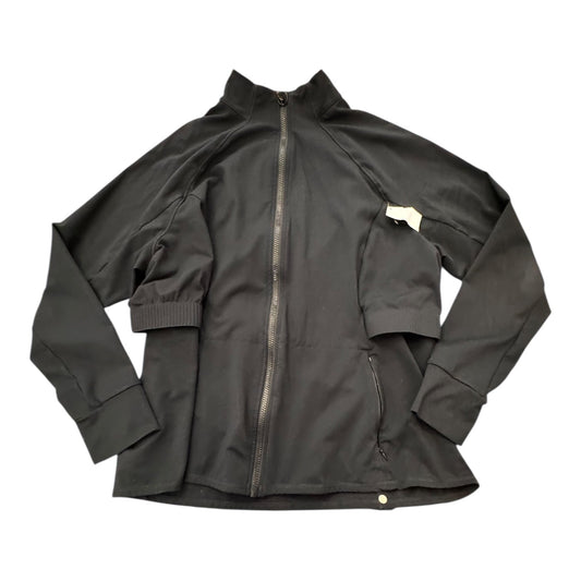 Athletic Jacket By Fabletics In Black, Size:1X