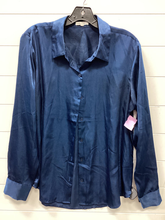 Top Ls By Maurices In Navy, Size:L