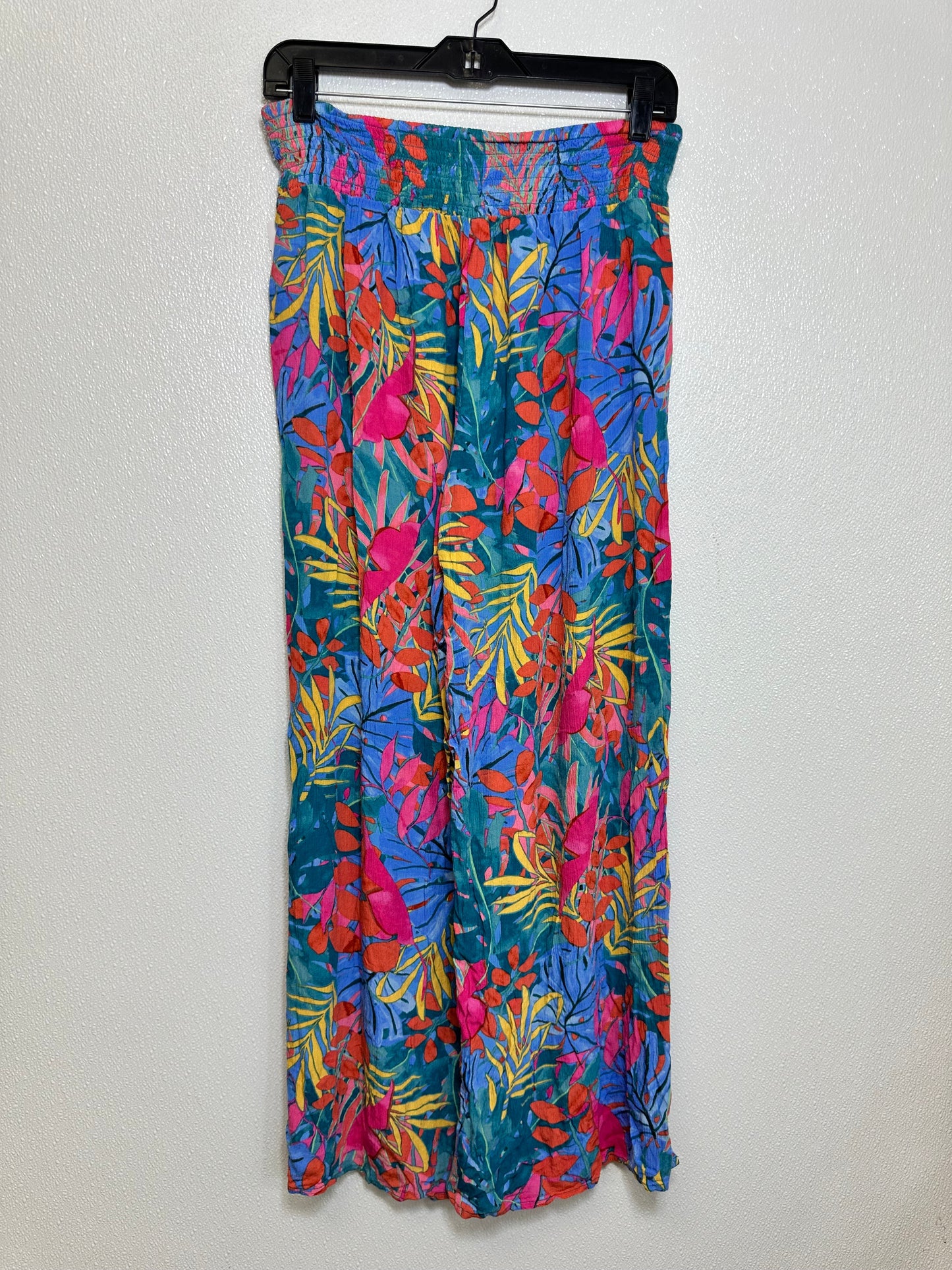 Pants Lounge By Kona Sol In Floral Print, Size: M