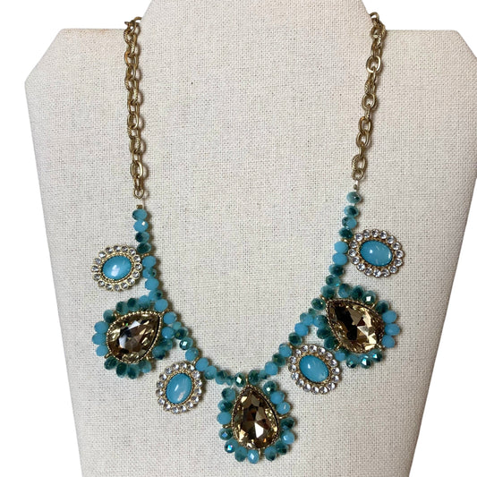 Necklace Statement In Blue