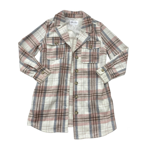 Jacket Shirt By Tribal In Polkadot Pattern, Size:M