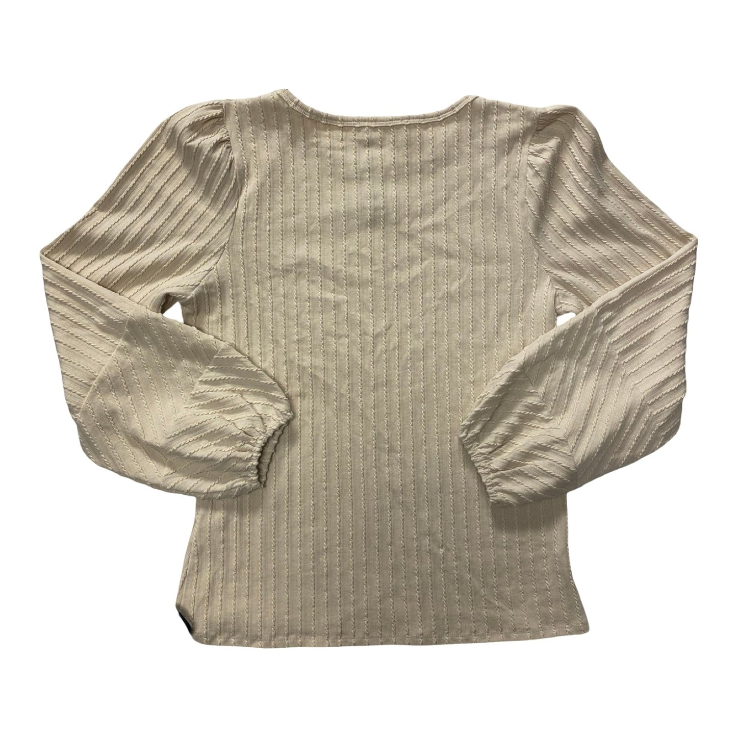 Top Ls By Doe & Rae In Cream, Size:L