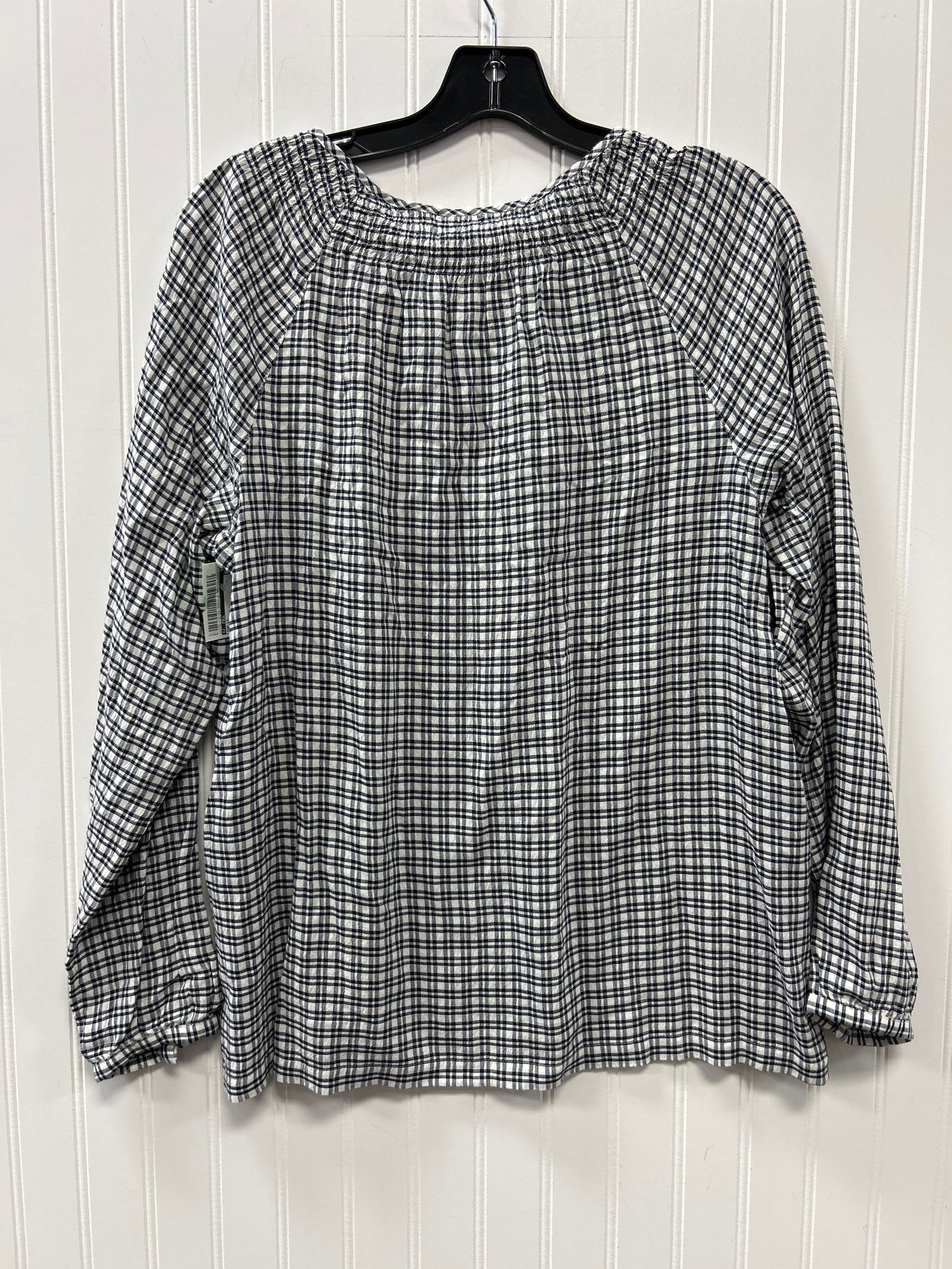 Top Ls By J. Jill In Black & Cream, Size:M