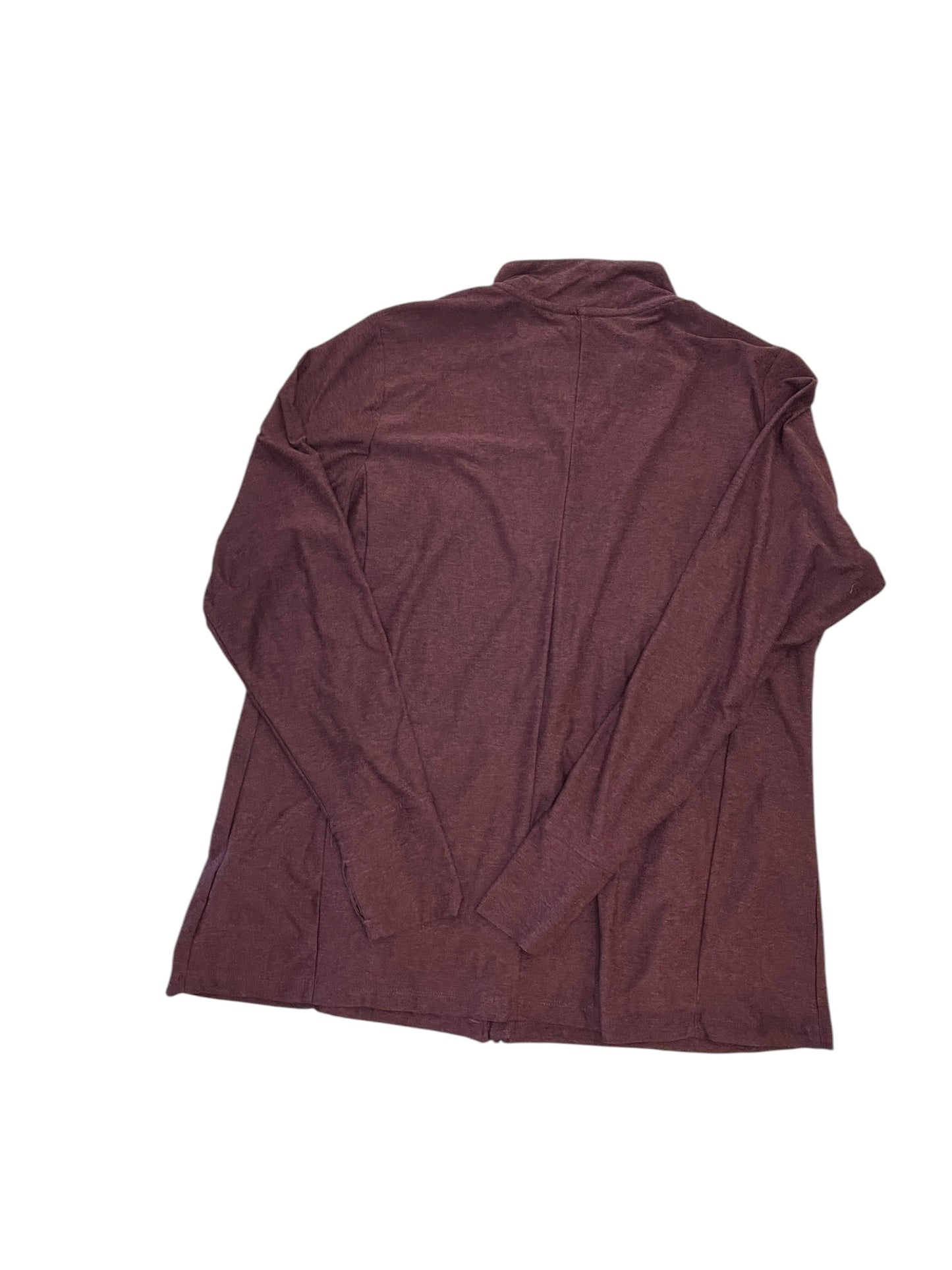 Athletic Jacket By Clothes Mentor In Maroon, Size:2X