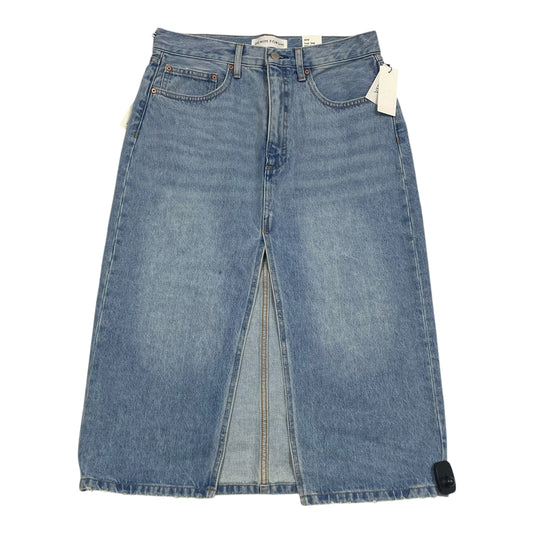 Skirt Midi By Cmc In Blue Denim, NWT! Size:10