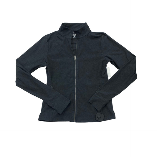 Athletic Top Ls Collar By Ypb In Grey, Size:M