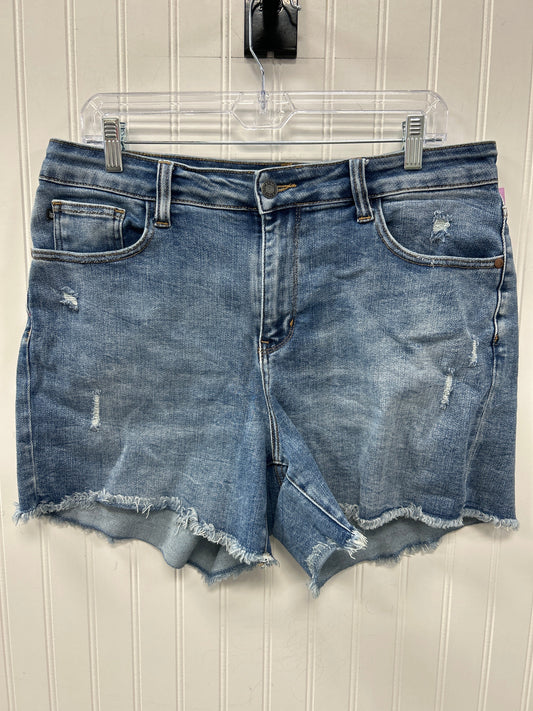 Shorts By Judy Blue In Blue Denim, Size:1X