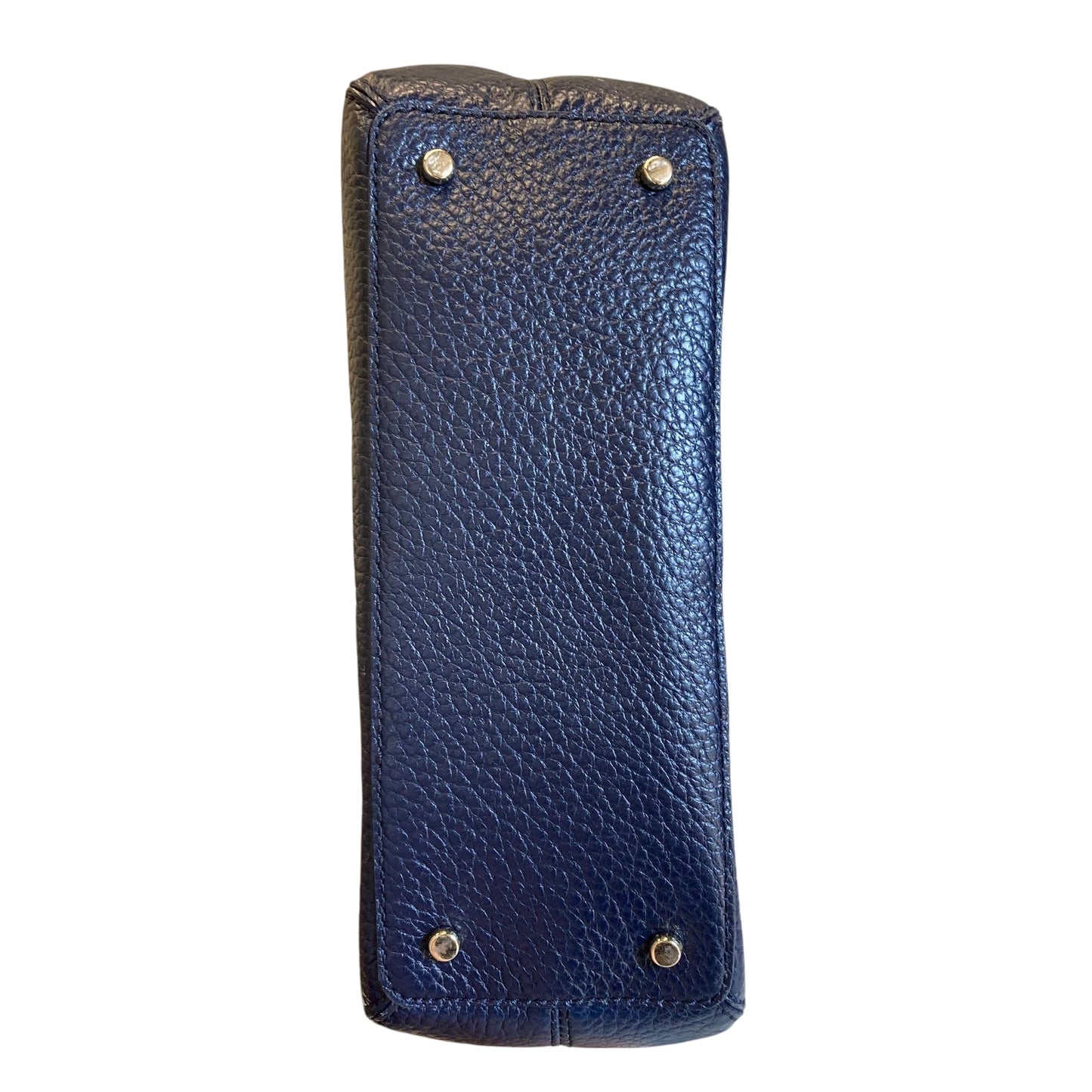 Handbag Designer By Kate Spade In Blue & White, Size:Medium