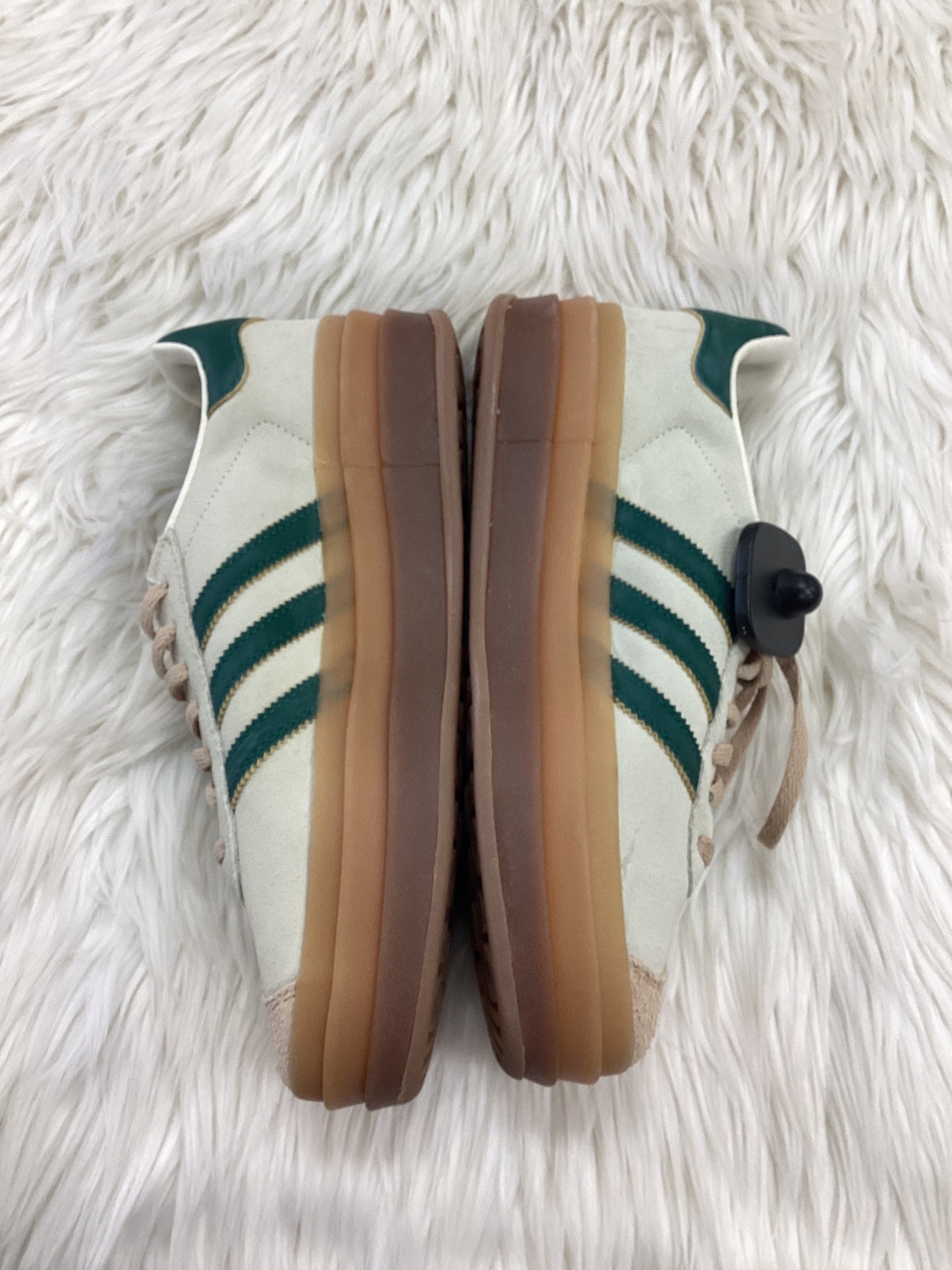 Shoes Sneakers By Adidas In Cream & Green, Size:7.5