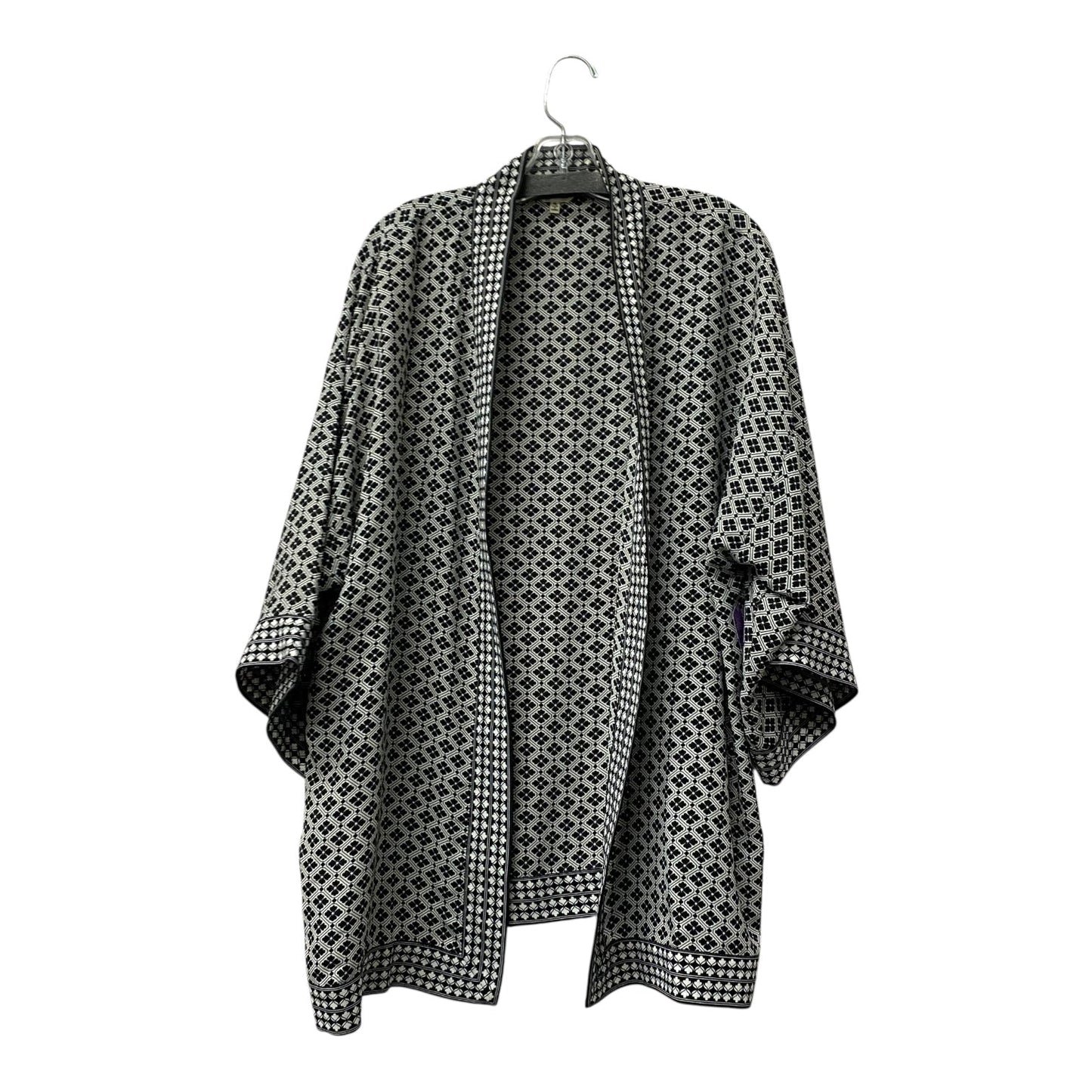 Kimono By Max Studio In Black & White, Size:Xl