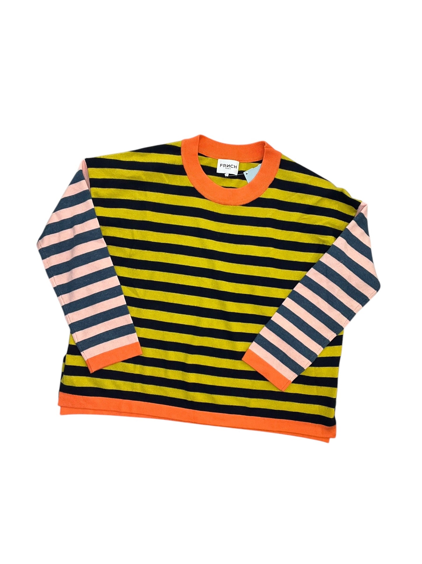 Top Ls By Frnch In Striped Pattern, Size:Xs