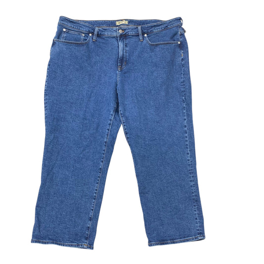 Jeans Straight By Madewell In Blue Denim, Size:3X