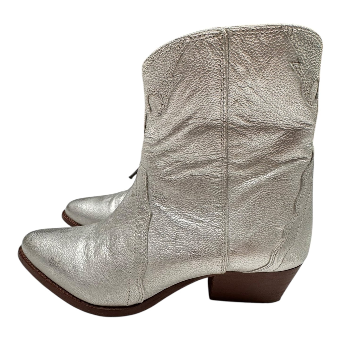 Boots Western By Free People In Silver, Size:7.5