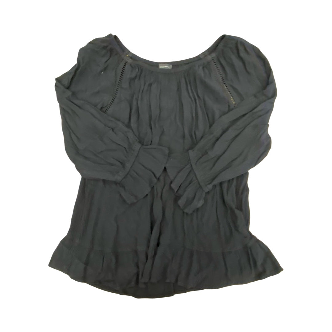 Top Ls By Inc In Black, Size:L