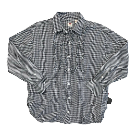 Top Ls By Levis In Checkered Pattern, Size:M