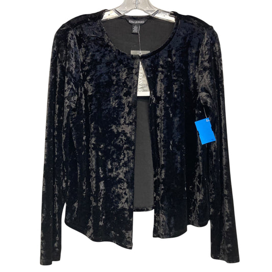 Cardigan By Nina Leonard In Black, Size:S