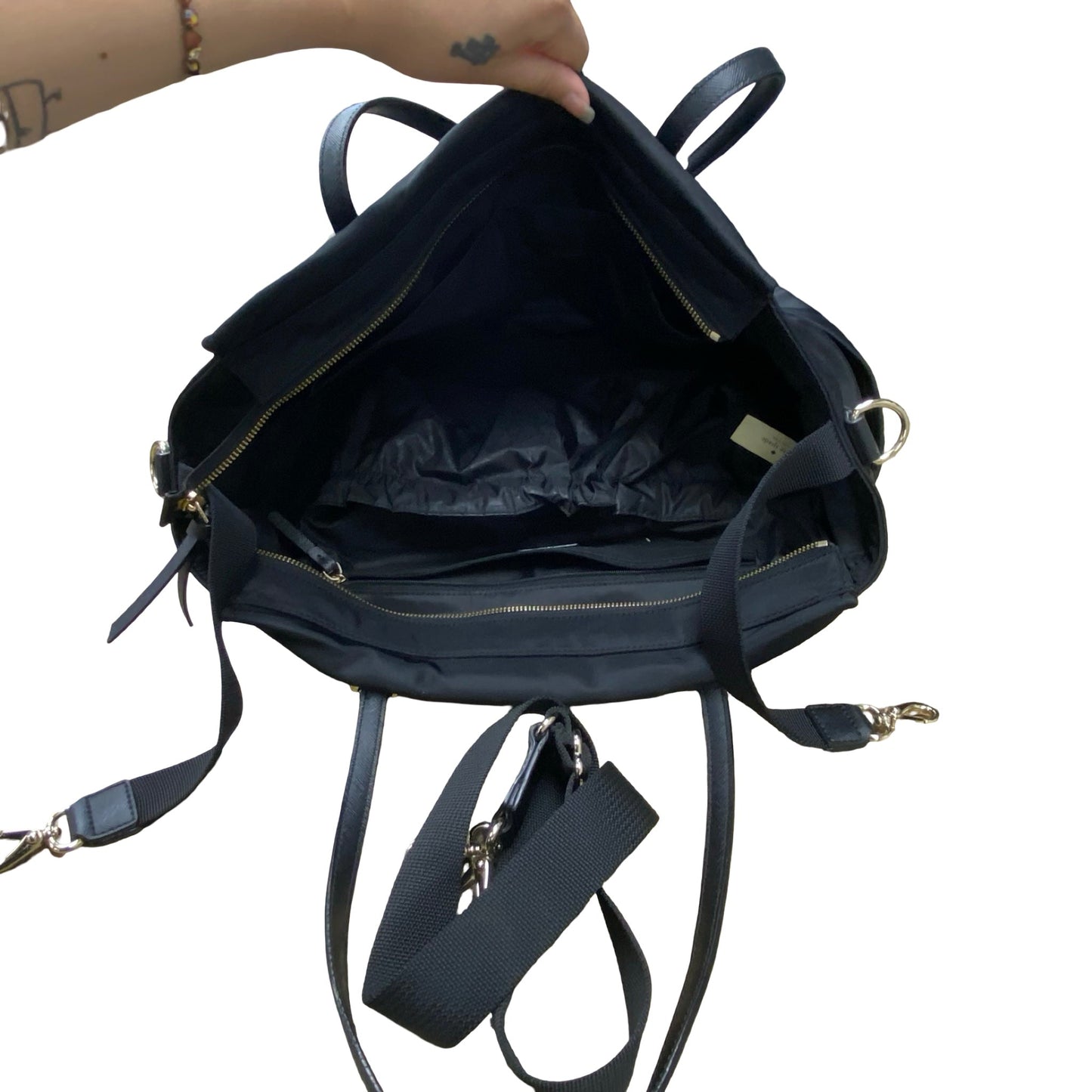Handbag Designer By Kate Spade In Black, Size:Large