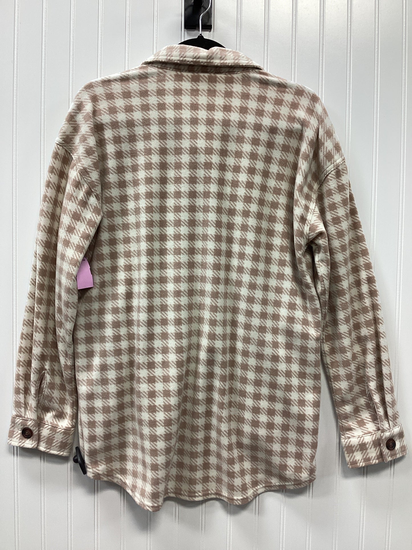 Jacket Shirt By Maurices In Cream, Size:S