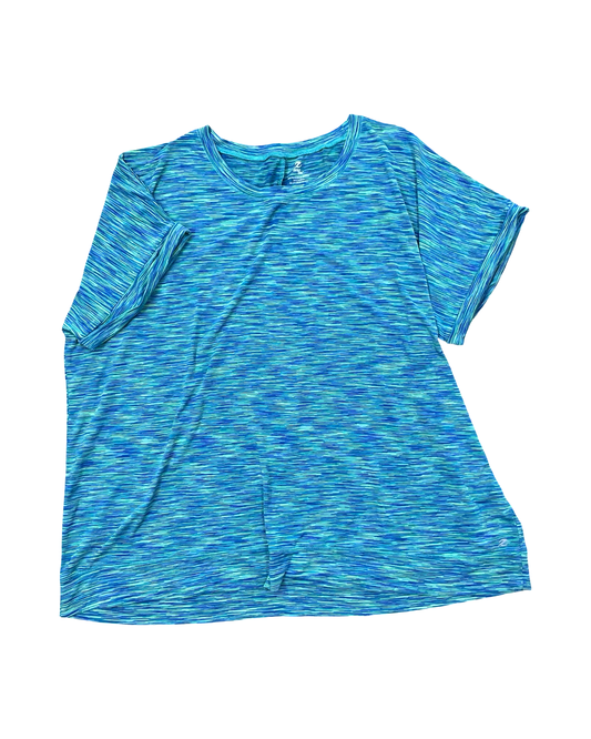 Athletic Top Ss By Energy Zone In Blue, Size:3X