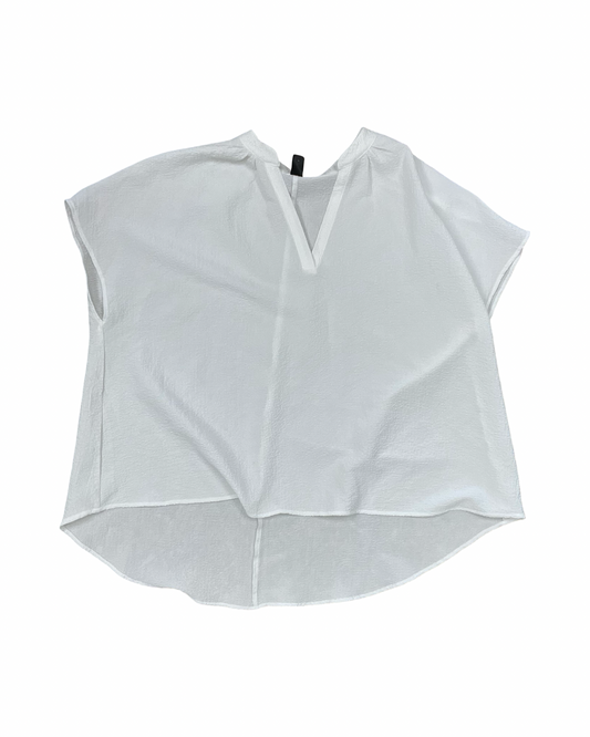 Top Ss By Emery Rose In Cream, Size:2X