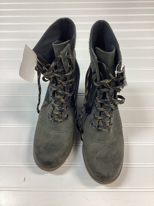 Boots Ankle Heels By Sorel In Green, Size:10