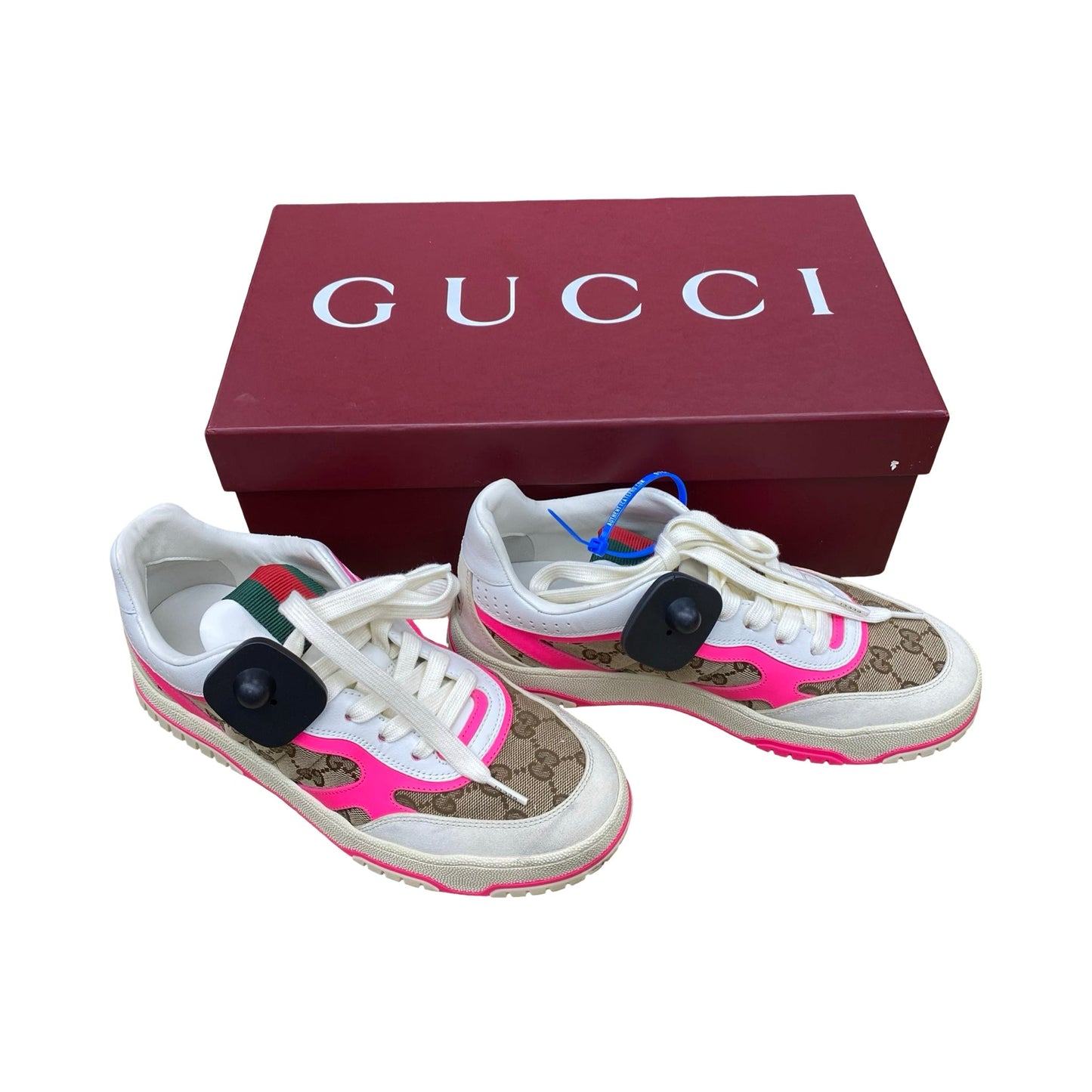 Shoes Luxury Designer By Gucci In Multi, Size:9.5