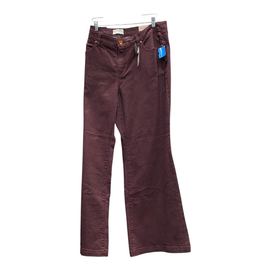 Jeans Wide Leg By Lane Bryant In Purple, Size:20