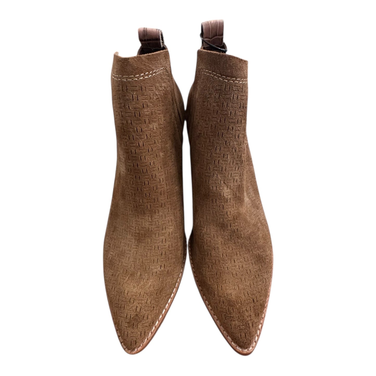 Boots Ankle Heels By Dolce Vita In Brown, Size:9.5